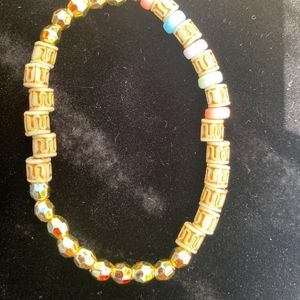 3/10 beaded and cubed bracelet